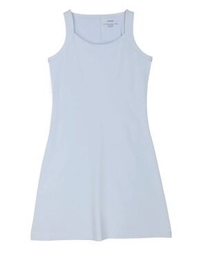 Patagonia Blue Organic Cotton Blend Sleeveless Scoop Neck Dress - Size Medium